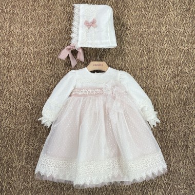 Abito e cuffietta Neonata 0/36