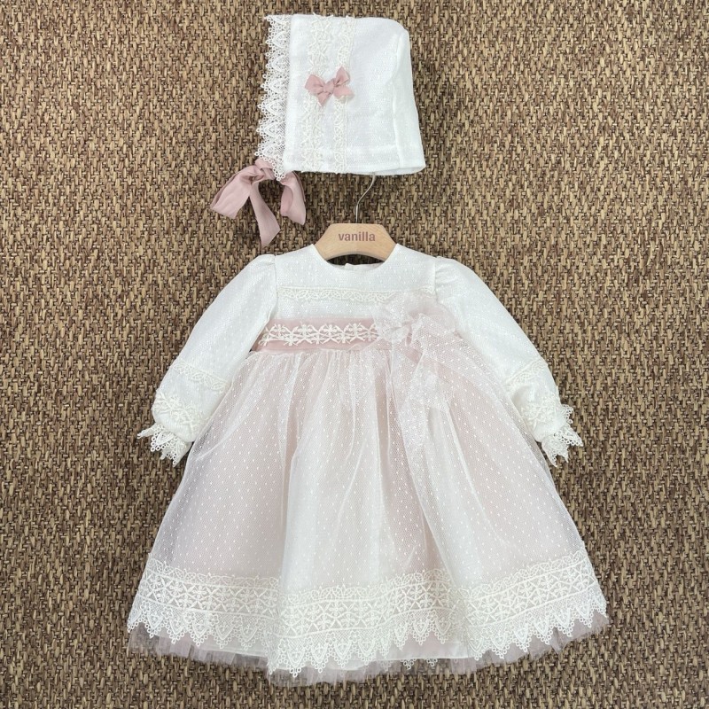 Abito e cuffietta Neonata 0/36