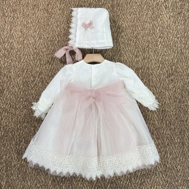 Abito e cuffietta Neonata 0/36