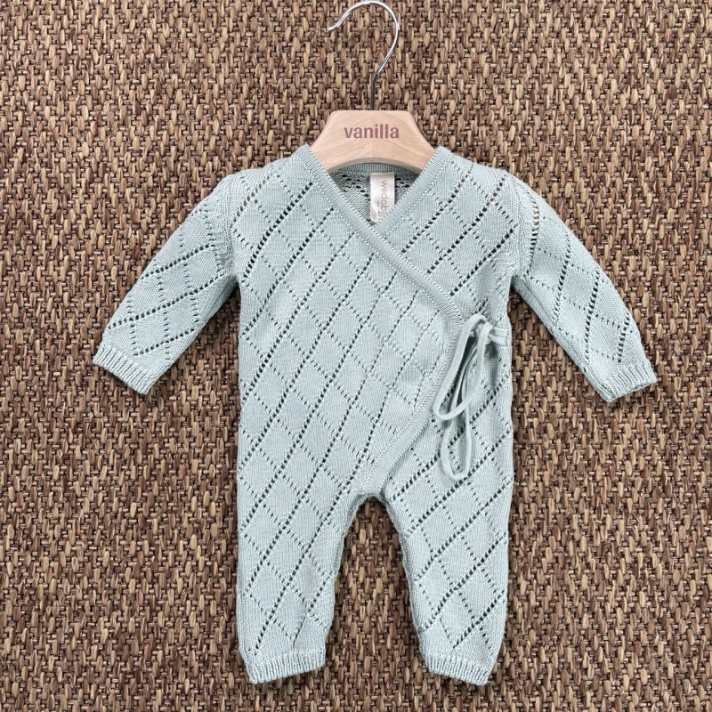 Tutina incrociata cotone organico Completo e Pagliaccetto