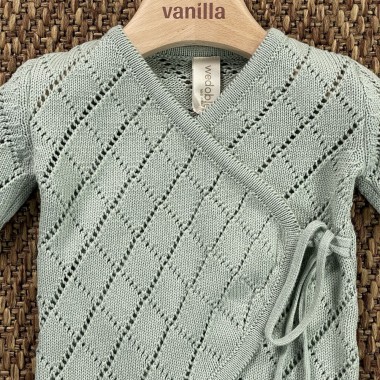 Tutina incrociata cotone organico Completo e Pagliaccetto