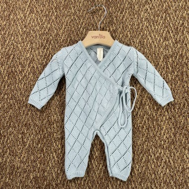 Tutina incrociata cotone organico Completo e Pagliaccetto