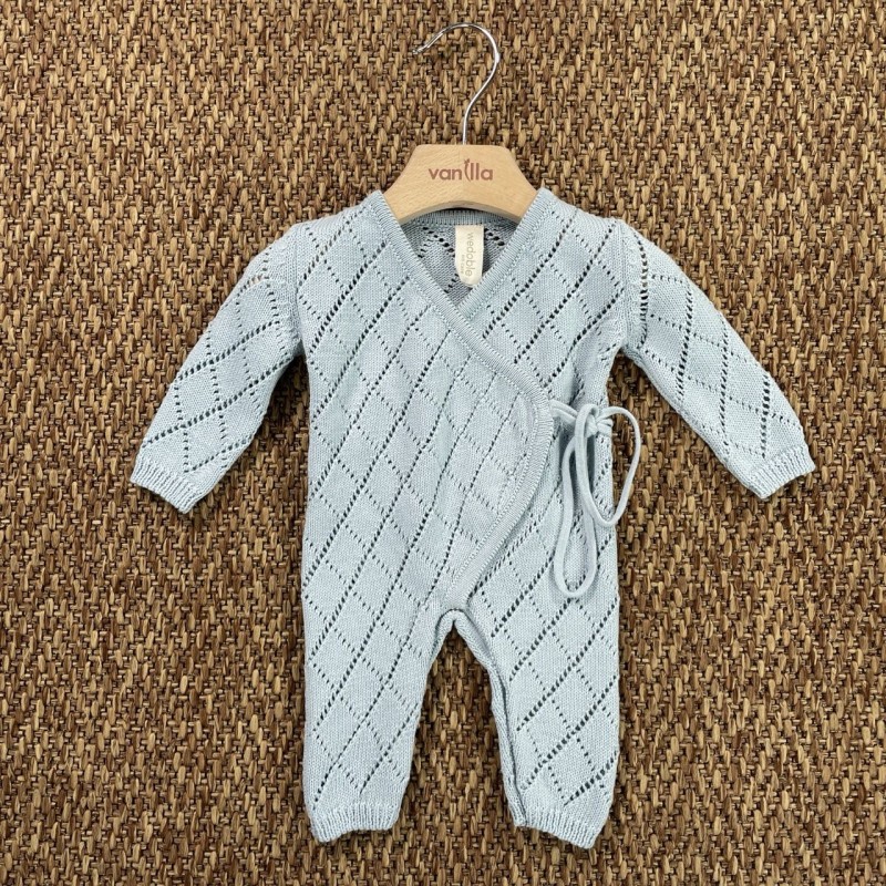 Tutina incrociata cotone organico Completo e Pagliaccetto