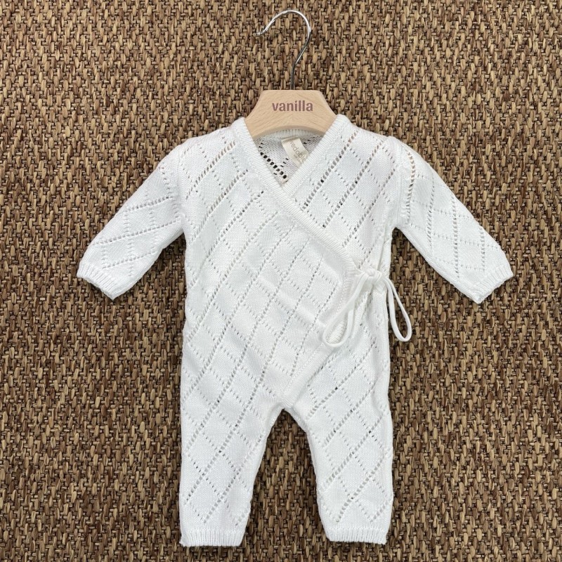 Tutina incrociata cotone organico Completo e Pagliaccetto