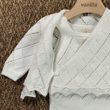 Completo incrociato cotone organico Completo e Pagliaccetto