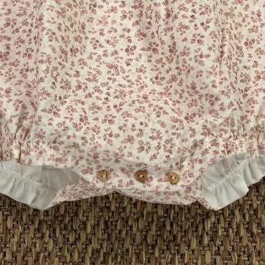 Pagliaccetto vaporoso in velluto Neonata 0/36