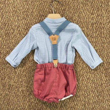 Completo con bretelle Neonato 0/36