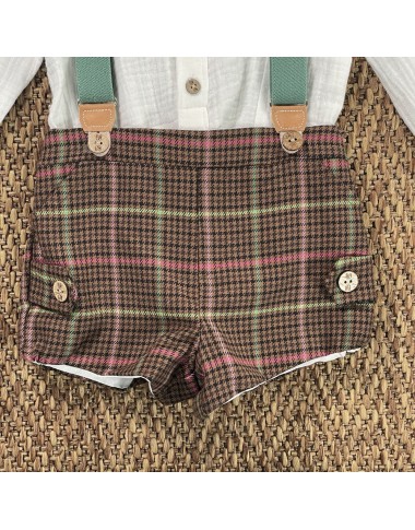 Completo pied de poule Neonato 0/36