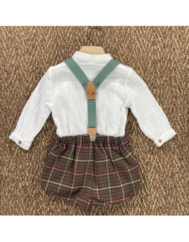 Completo pied de poule Neonato 0/36