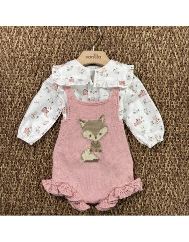 Salopette e camicia Neonata 0/36