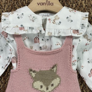 Salopette e camicia Neonata 0/36