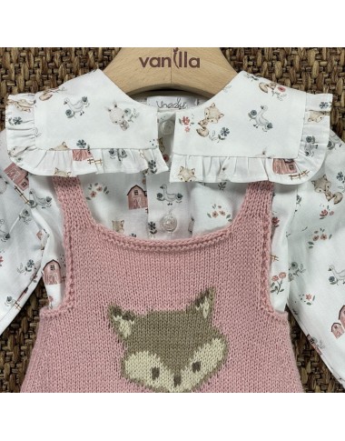 Salopette e camicia Neonata 0/36