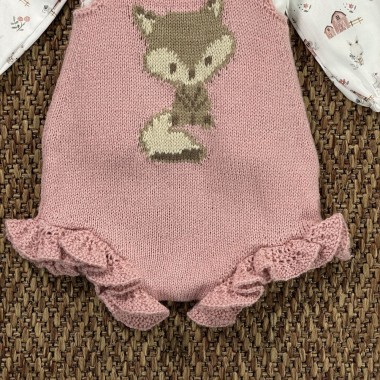 Salopette e camicia Neonata 0/36