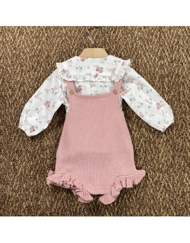 Salopette e camicia Neonata 0/36