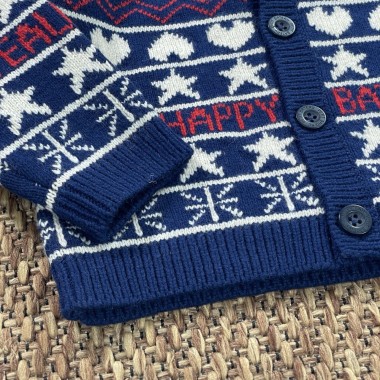 Cardigan in lana Neonata 0/36