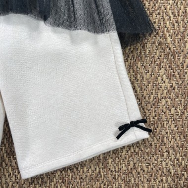 Completo tricot maglia e pantalone Bimba 2/8 anni