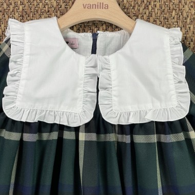 Abito quadri Bimba 2/8 anni