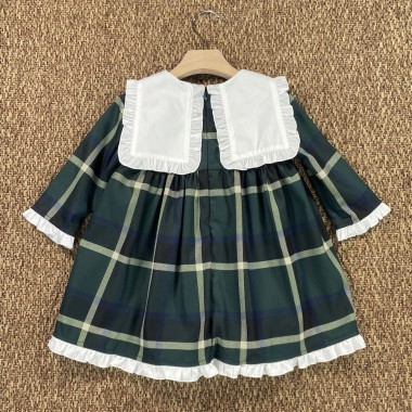 Abito quadri Bimba 2/8 anni