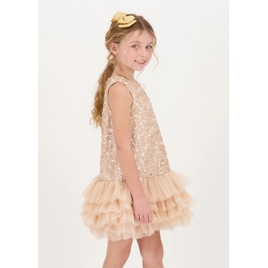 Abito paiettes e tulle Bimba