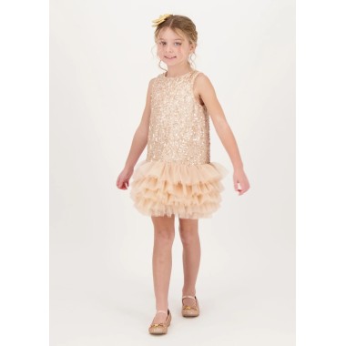 Abito paiettes e tulle Bimba