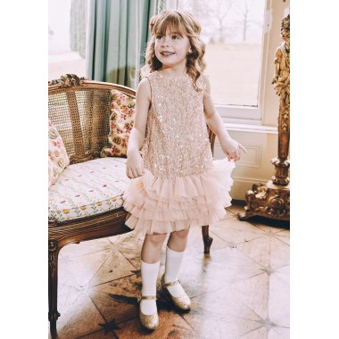 Abito paiettes e tulle Bimba