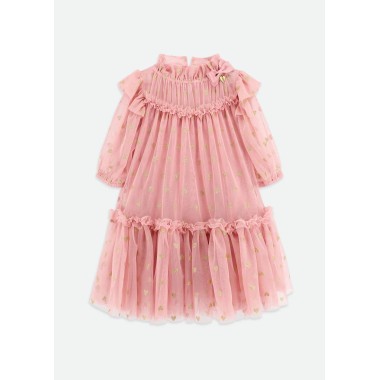 Abito tulle cuori Bimba