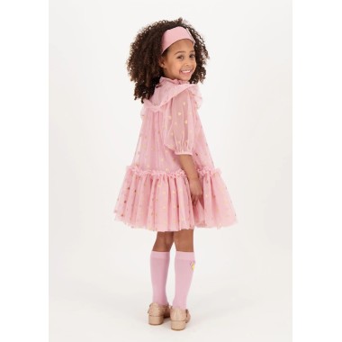 Abito tulle cuori Bimba