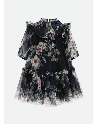Abito tulle fiori Abito e Tuta
