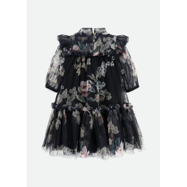 Abito tulle fiori Abito e Tuta