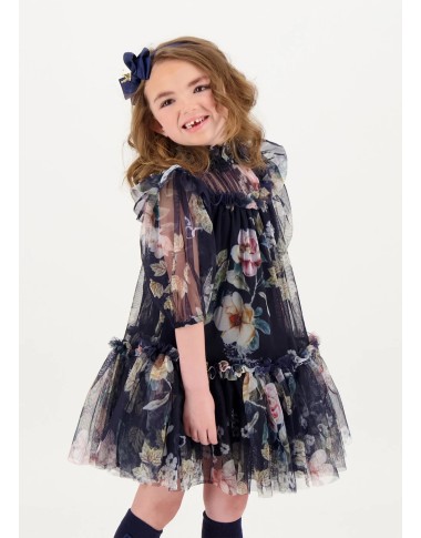 Abito tulle fiori Abito e Tuta