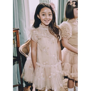 Abito tulle stelle e costellazioni Bimba