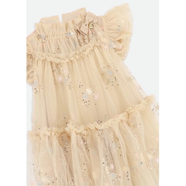 Abito tulle stelle e costellazioni Bimba