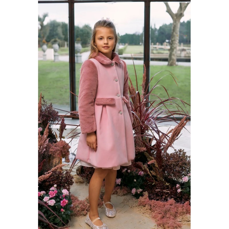 Cappottino ecopelliccia Bimba 2/8 anni