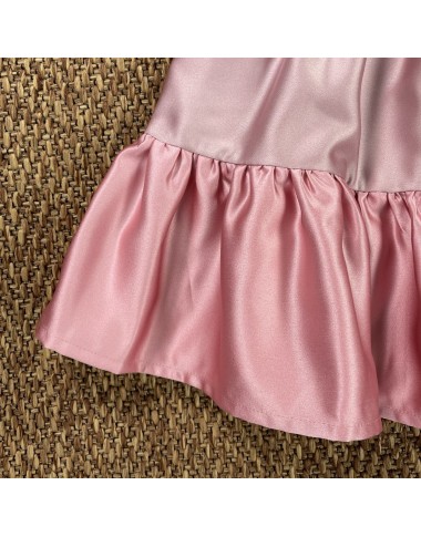 Abito in raso fiocco Bimba 2/8 anni