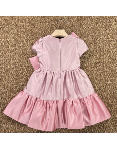 Dress in satin bow