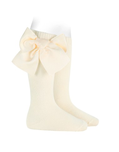 Socks with bow gros grein