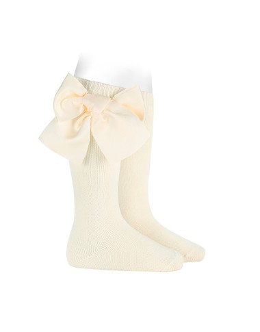 Socks with bow gros grein