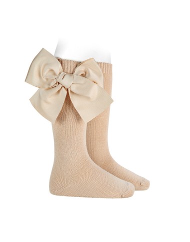 Socks with bow gros grein