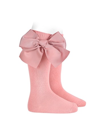 Socks with bow gros grein