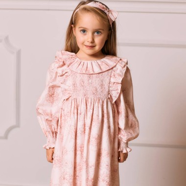 Abito fiori di peonie Neonata 0/36