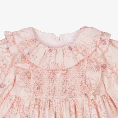 Abito fiori di peonie Neonata 0/36