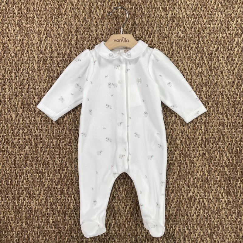 Tutina pecorelle in ciniglia Neonata 0/36