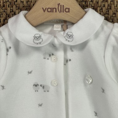 Tutina pecorelle in ciniglia Neonata 0/36