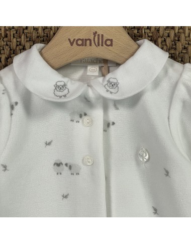 Tutina pecorelle in ciniglia Neonata 0/36