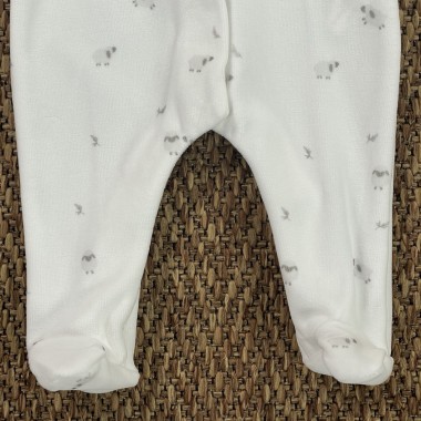 Tutina pecorelle in ciniglia Neonata 0/36