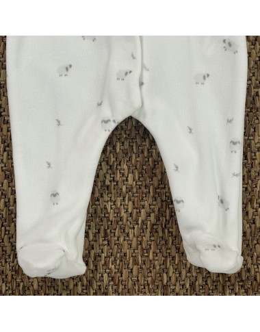 Tutina pecorelle in ciniglia Neonata 0/36