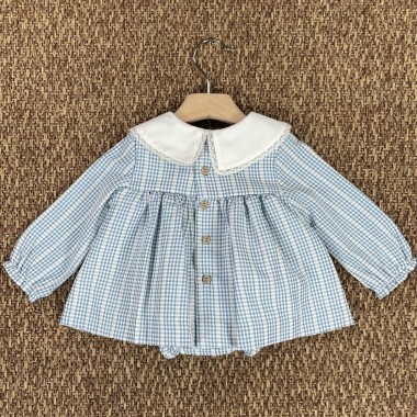 Mini abito quadretti Neonata 0/36