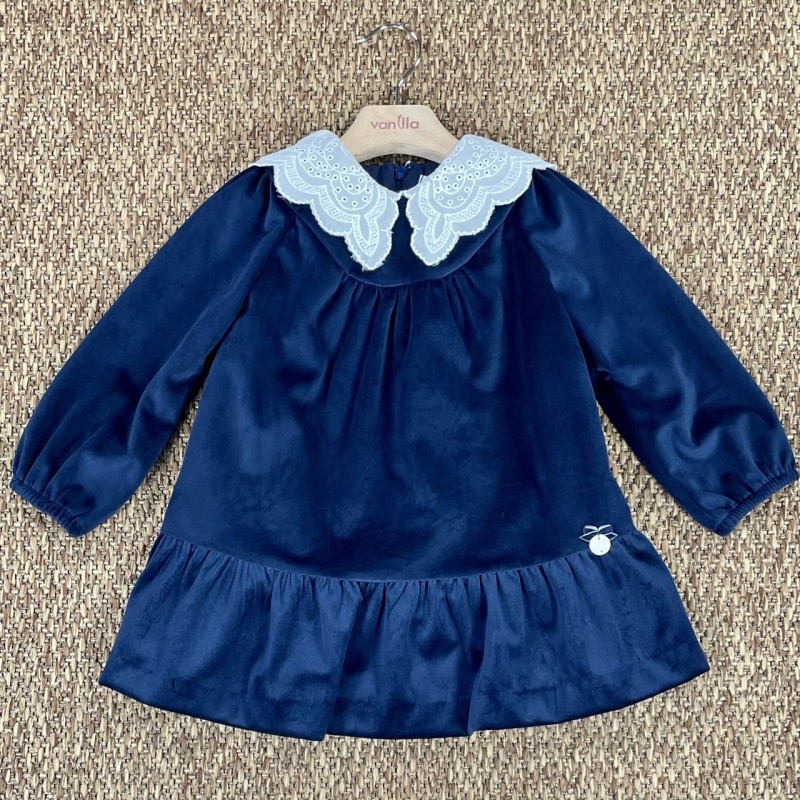 Abito velluto Bimba 2/8 anni