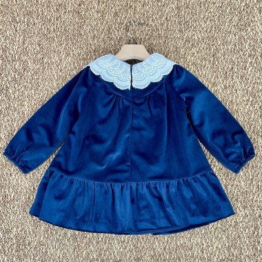 Abito velluto Bimba 2/8 anni