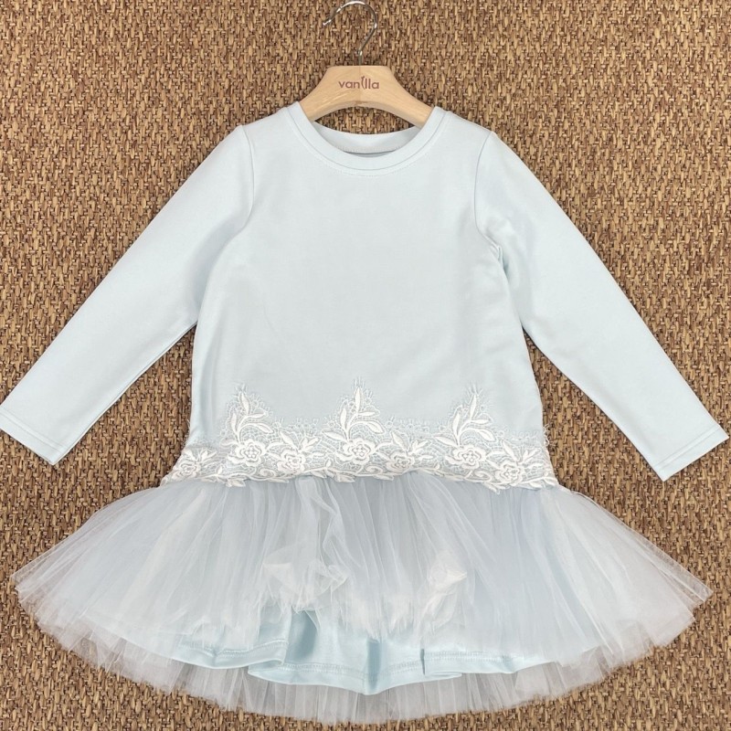 Abito con gonna in tulle Bimba 2/8 anni